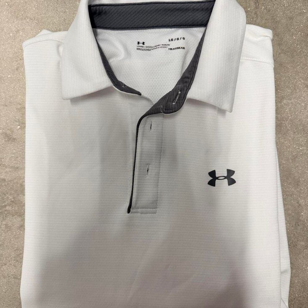 Under-armour Men's White Polo-shirts